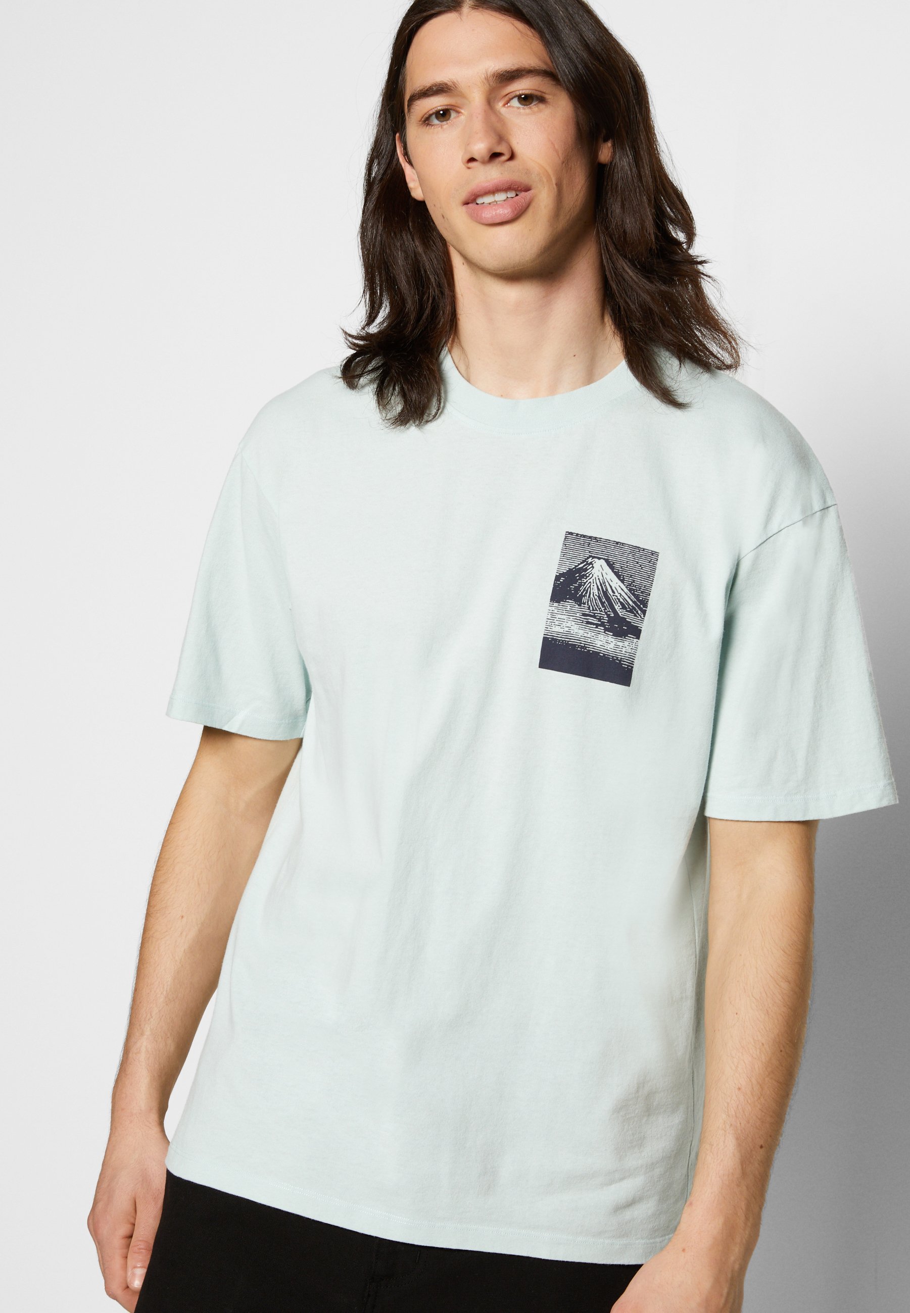 Edwin FROM MT FUJI UNISEX - Print T-shirt - starlight blue/light