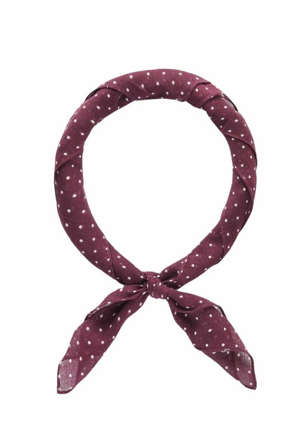 DOTTED BANDANA - Tuch - burgundy