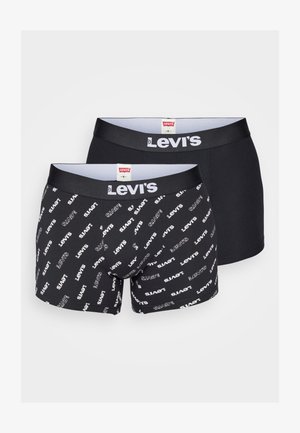 MEN LOGO BOXER 2 PACK - Hlače - black/white