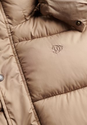 Superdry & Co, SUPERDRY PREMIUM RIPSTOP PUFFER JACKET.. - Vinterjakker - peak sands beige