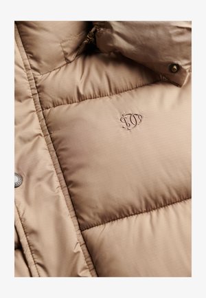 Superdry & Co, SUPERDRY PREMIUM RIPSTOP PUFFER JACKET.. - Vinterjakker - peak sands beige