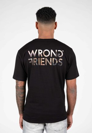 Wrong Friends RAMSEY - Camiseta estampada - black