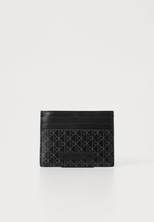 COATED EMBLEM - Funda para tarjeta de visita - black