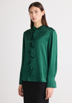 Hemdbluse - dark jade green