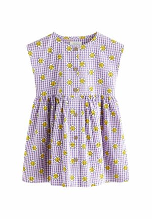 Next REGULAR FIT - BUTTON THROUGH - Denní šaty - purple gingham