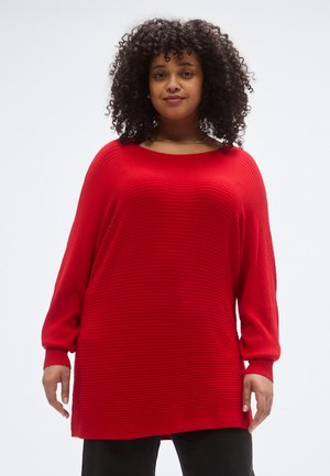 CARNEW ADALINE - Strickpullover - high risk red