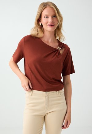 Jimmy Key, T-shirt imprimé - tile red