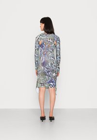 Jaded London VELVET HANKY DRESS WITH LACE UP DETAIL - Vestido de cocktail / Vestido de festa - multi