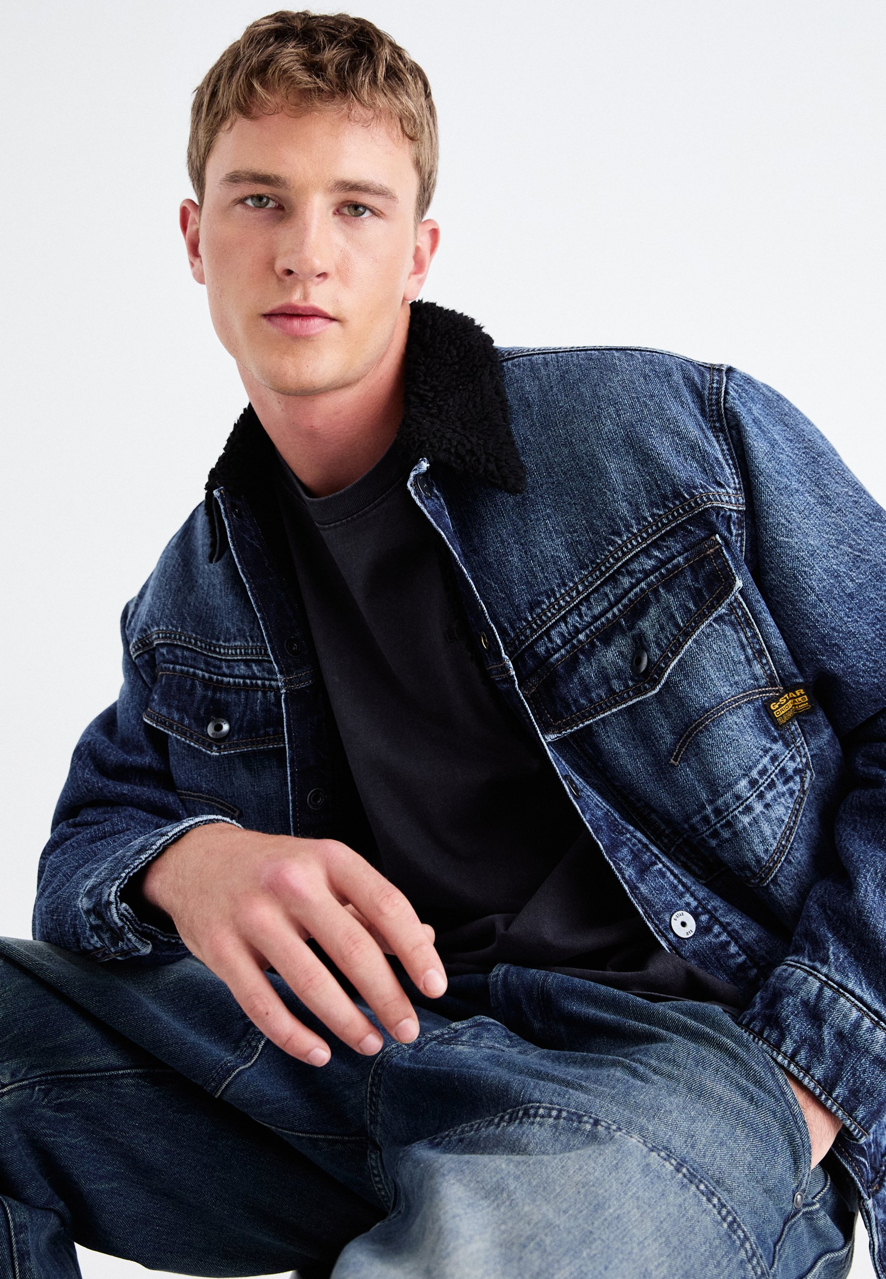 G-STAR DAKOTA JACKET - Denim jacket - worn in waterspouts