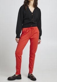 ICHI Teplákové kalhoty - berry