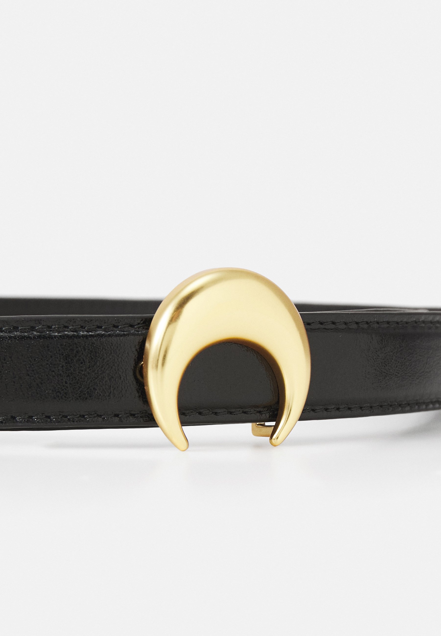 小物 Marine Serre Belt MARINE SERRE（マリーン・セル）の「RECYCLED LEATHER BUCKLE BELT