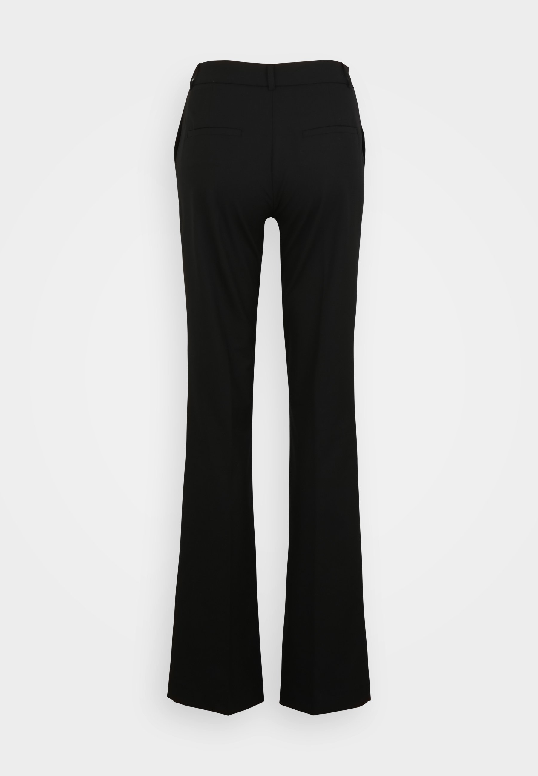 Selected Femme Tall SLFRIA PANT TALL FLARED - Broek - black/Zwart - Zalando .nl