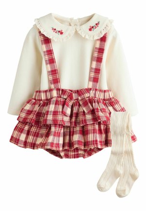 REGULAR FIT - , BUBBLE  3 PIECE SET   - Fustă în formă de A - red check