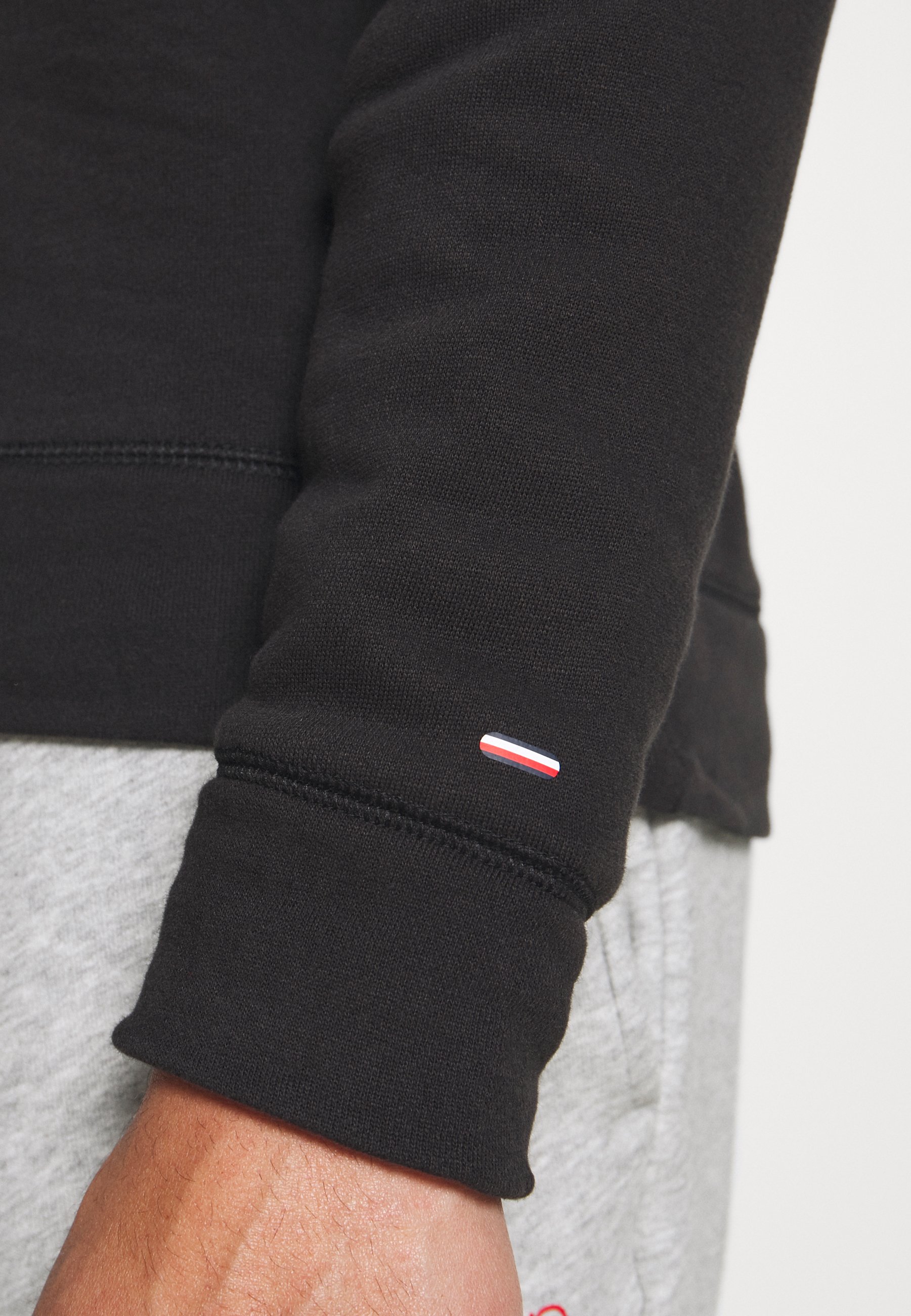 Tommy Hilfiger TRACK - Koszulka do spania/czarny - Zalando.pl