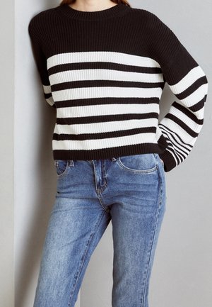 Strickpullover - black