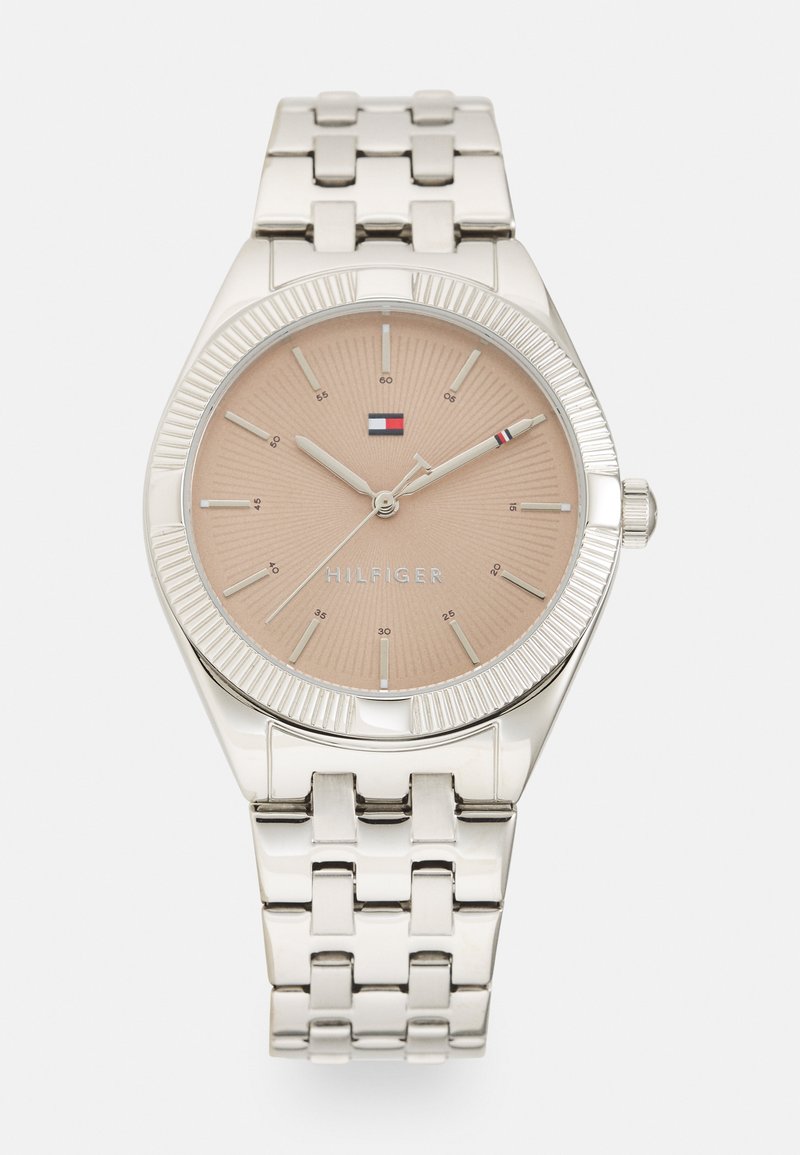 Tommy Hilfiger Montre - silver-coloured/pink