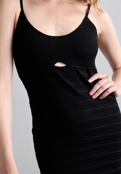 Victoria Beckham CUT OUT DETAIL CAMI DRESS - Robe pull - black