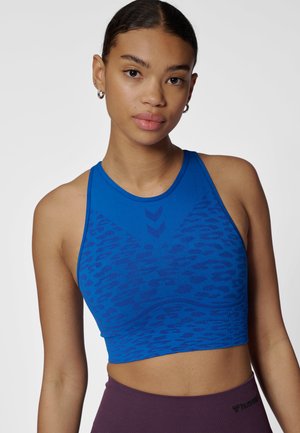 LEO SEAMLESS - Sports-BH'er med let støtte - olympian blue sodalite blue me