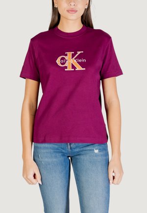 Camiseta estampada - bordeaux