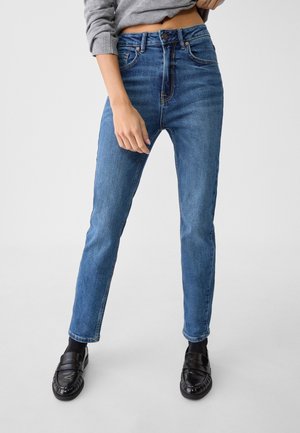 Stradivarius Vaqueros slim fit - dark blue