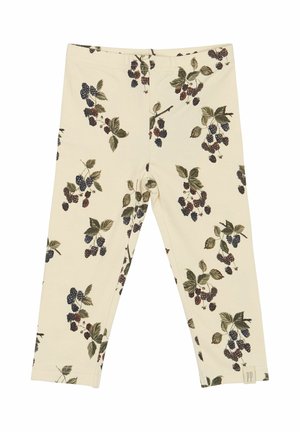 PRINTED - Leggings - black/berry