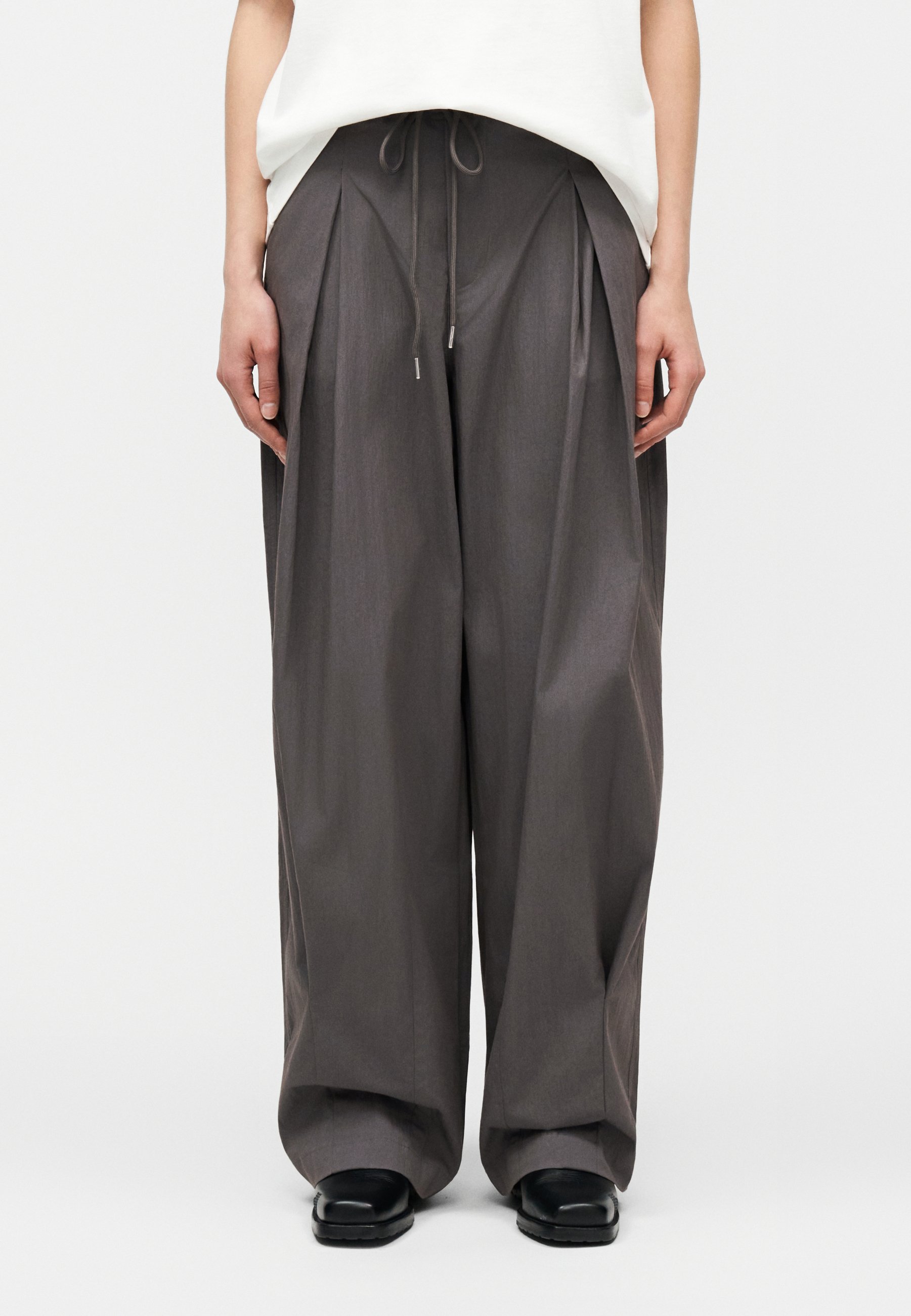 Stieglitz MAIRA BALLOON PANTS - Trousers - grey - Zalando.co.uk