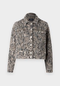 Denim jacket - pastel brown