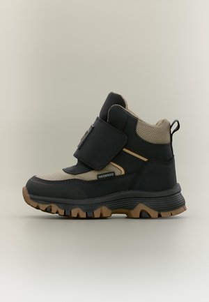 Calvin Klein Jeans, DOVER UNISEX - Зимни ботуши - black/beige