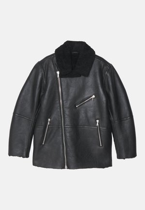 J.LINDEBERG SUTTON SHEARLING  - Veste en cuir - black