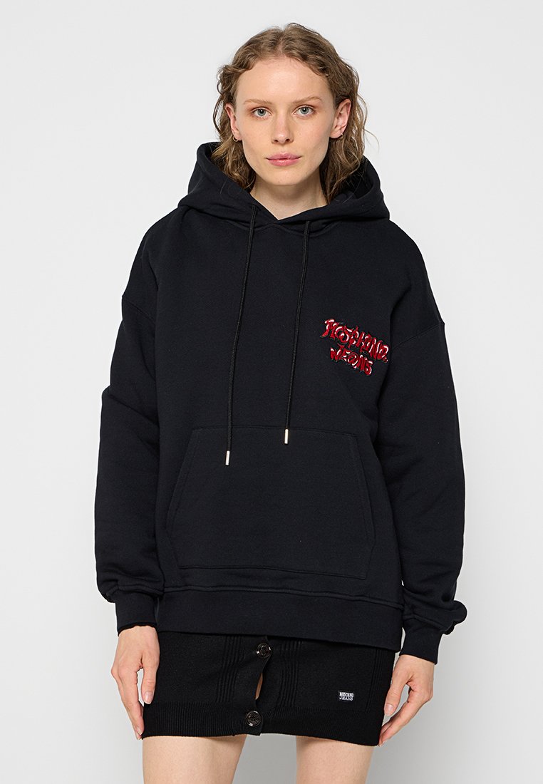 MOSCHINO JEANS Hoodie zwart MOSCHINO JEANS Hoodie zwart