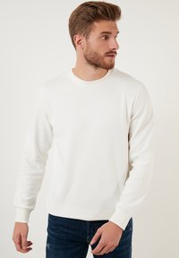 Buratti REGULAR FIT - Mikina - ecru