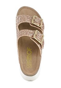 Colors of California Ciabattine con tacco - pink gold