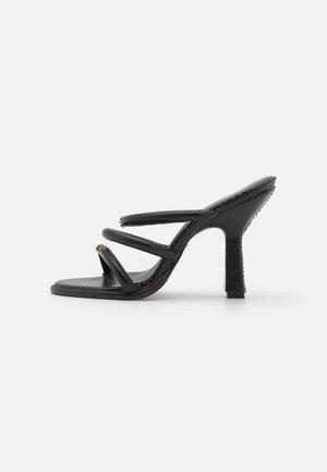 Heeled mules - nero