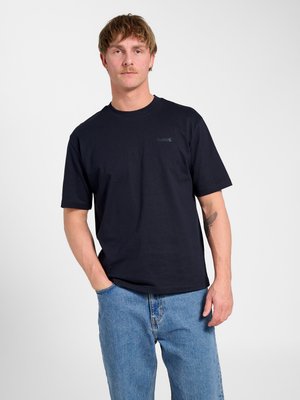 Hummel LOGO - T-shirts basic - night sky