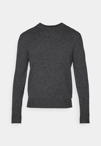 ÖVIK ROUND NECK SWEATER M - Stickad tröja - dark grey