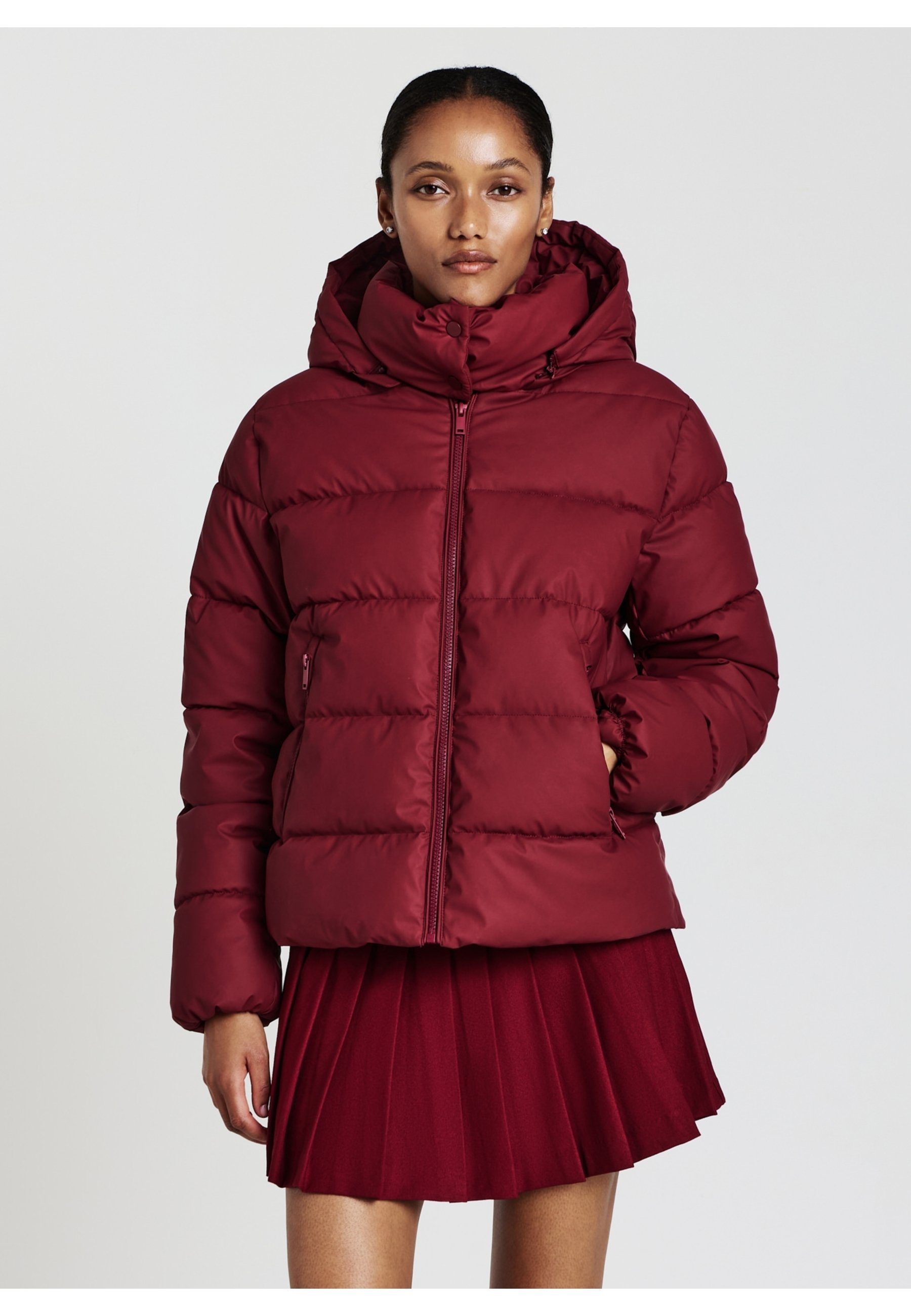 Ibex Giubbotto Invernale Uomo Leggero Imbottito – Senza Maniche, Chiusura Zip, Tasche Multiple, Taglia XL, Colore Bordeaux