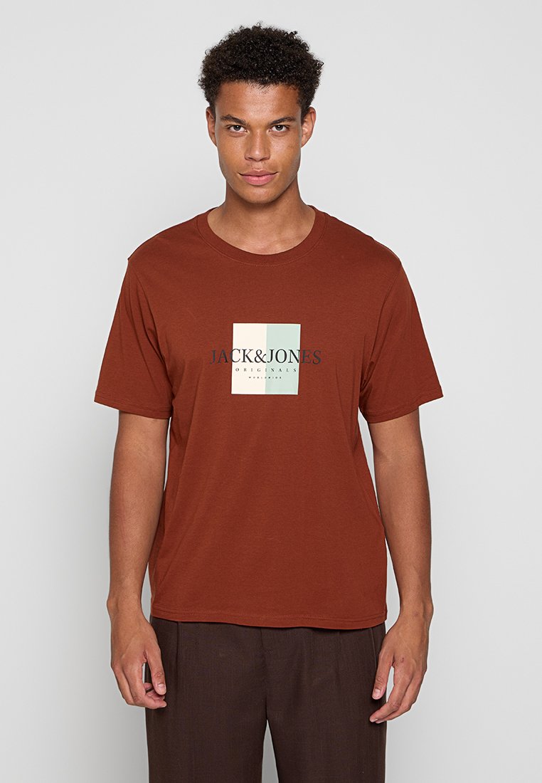 jack & jones T-shirt print bruin