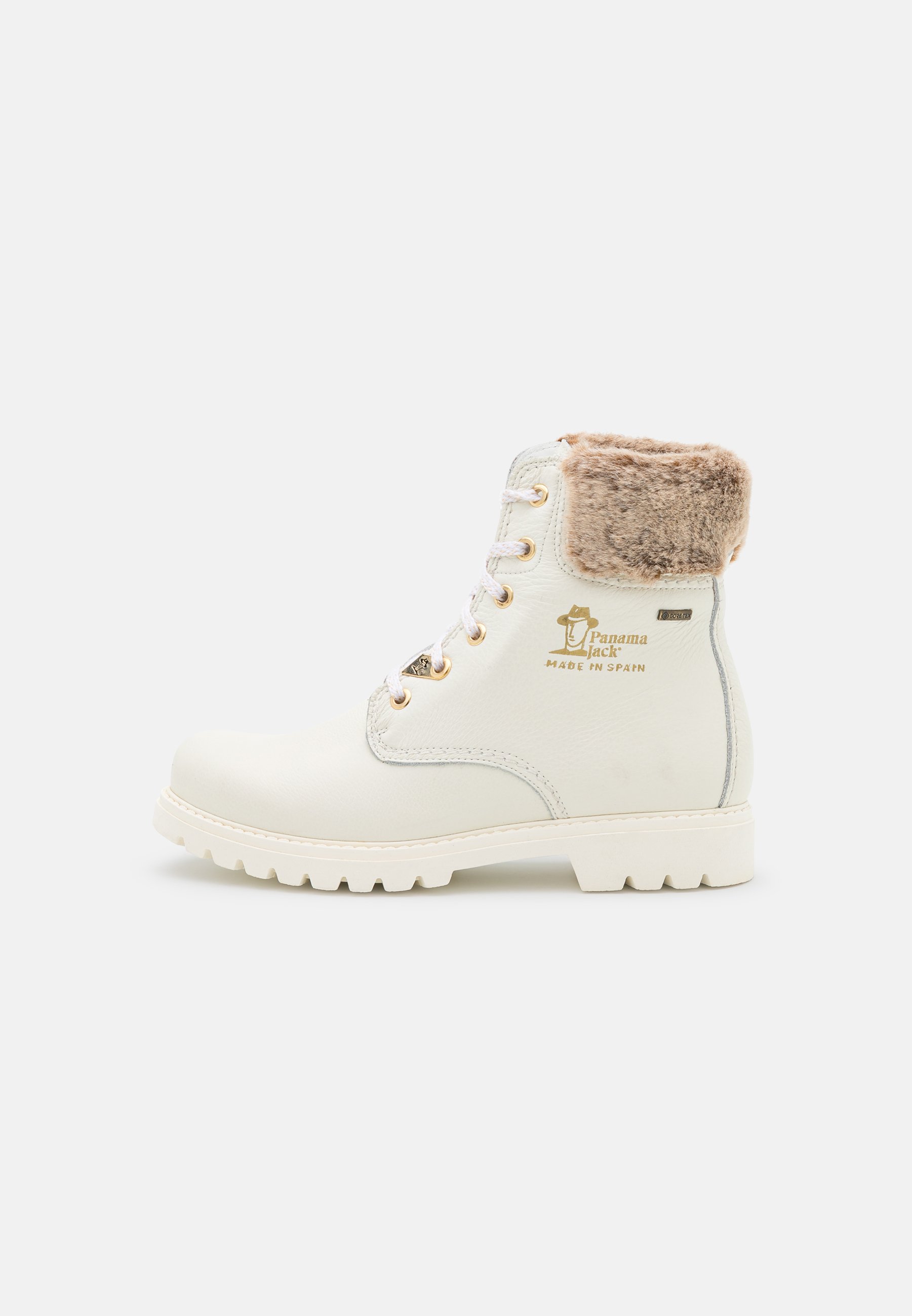 White winter boots