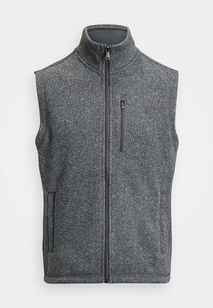 BRUSHED MOCKNECK VEST - Liemenė - fortress grey heather
