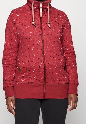 Sweat zippé - dark red