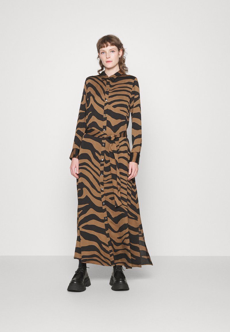 Banana Republic Maxi dress warm zebra/brown Zalando.ie