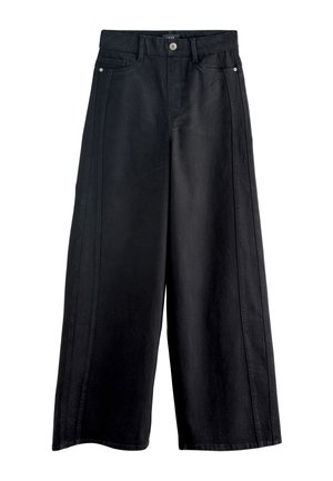 Next, HIGH RISE FLEXI FIT PULL ON - Wide leg - black
