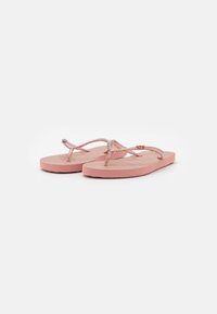 Roxy VIVA SPARKLE - Sandálias em T - rose gold