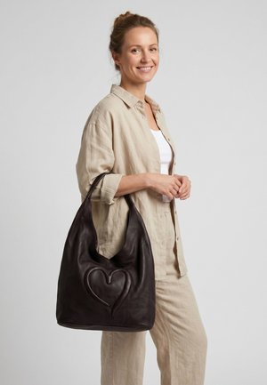 VENEZIA, HANDBAG - Velká kabelka - dark brown