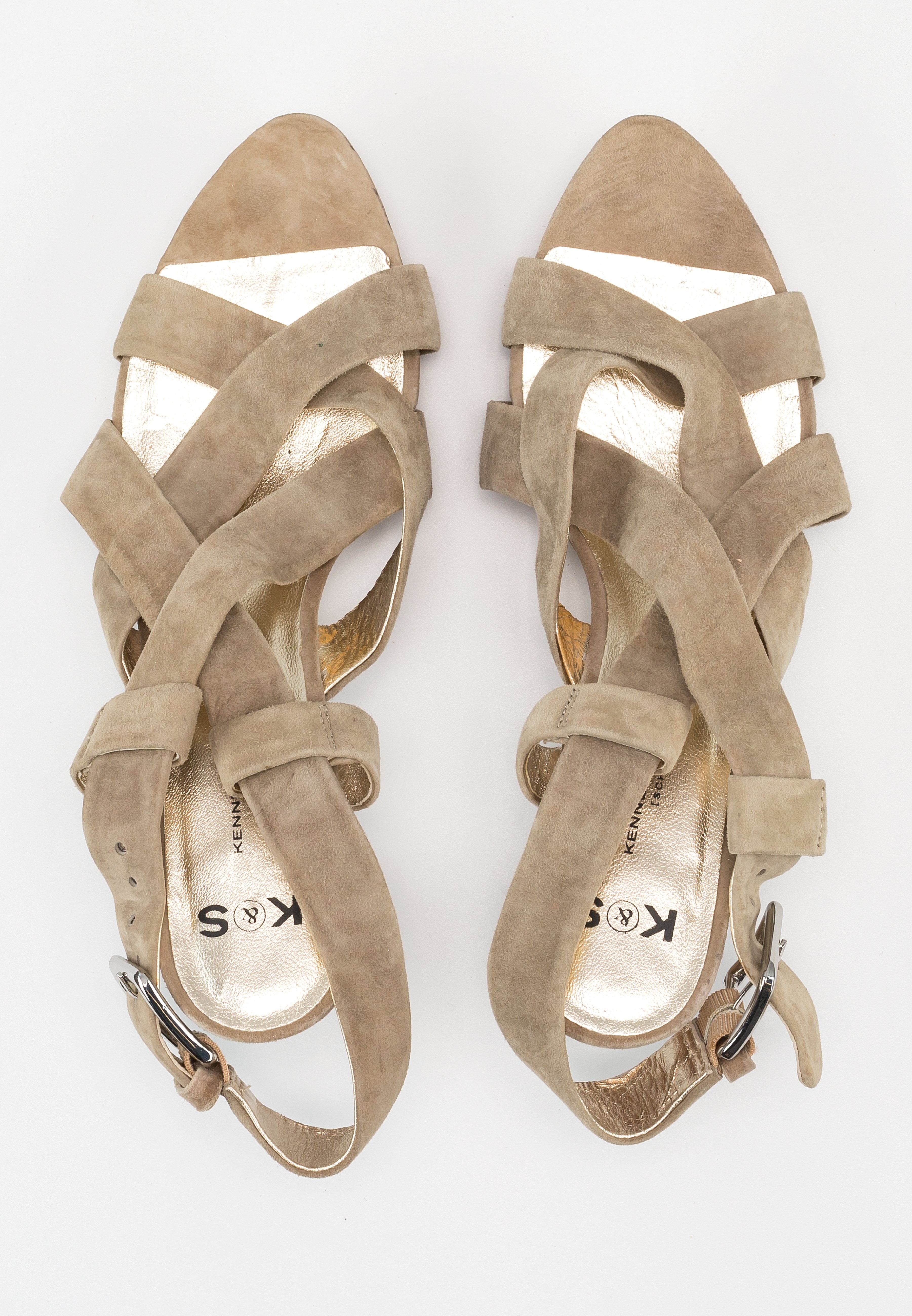 Kennel + Schmenger Sandalen met hoge hak - beige - (Pre-owned) - Zalando.nl