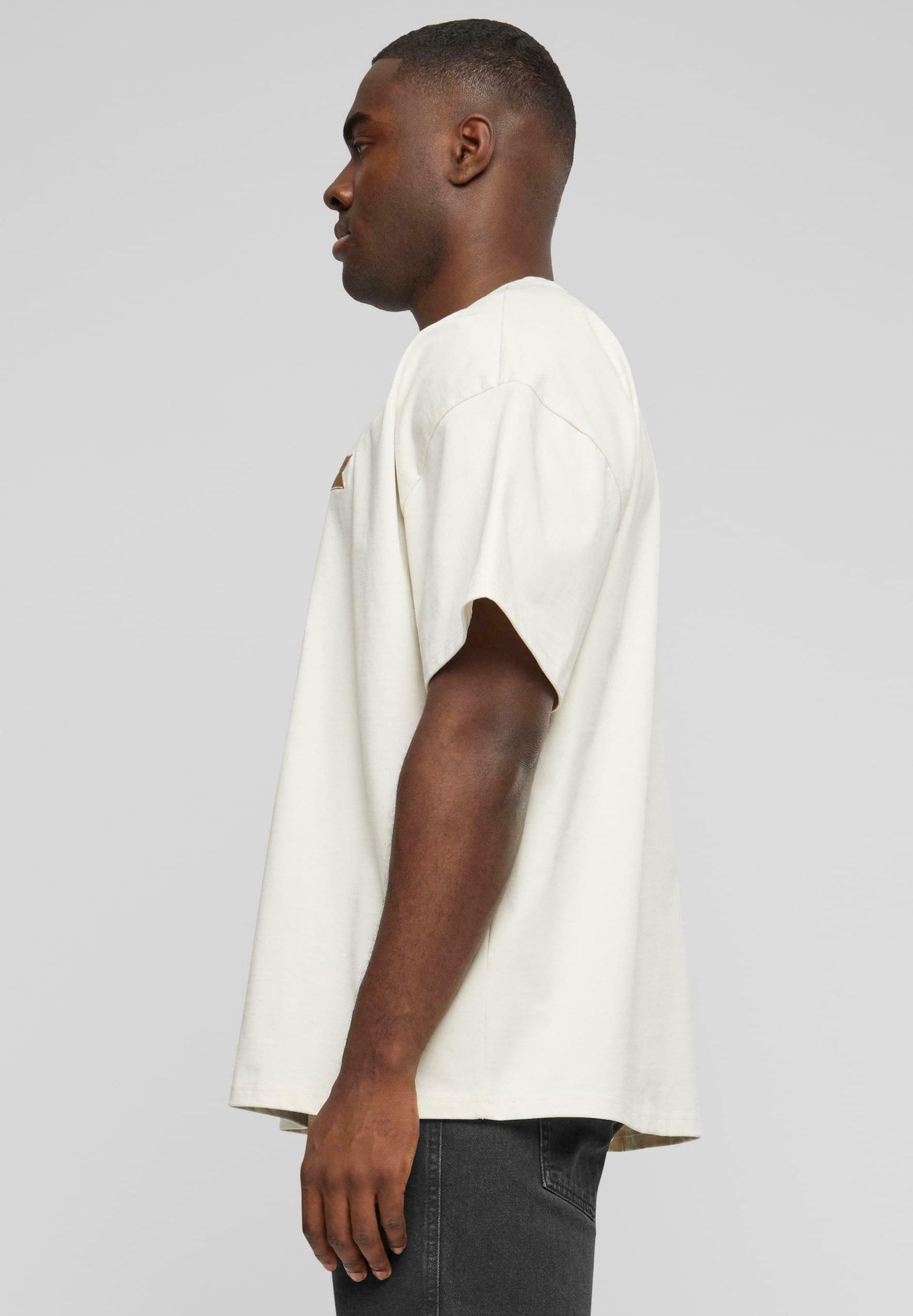 Karl Kani PLATE BOXY - T-Shirt print - off white/weiß - Zalando