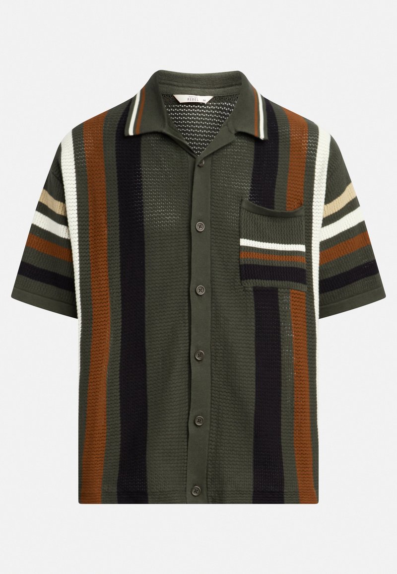 Redefined Rebel Overhemd donkergroen Redefined Rebel Overhemd donkergroen