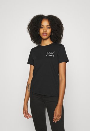 Triko s potiskem - black