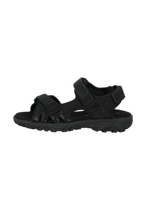 GINVA - Walking sandals - schwarz glitzer
