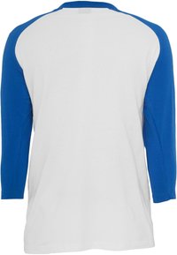 Urban Classics CONTRAST 3/4 SLEEVE RAGLAN - Langarmshirt - wht blu